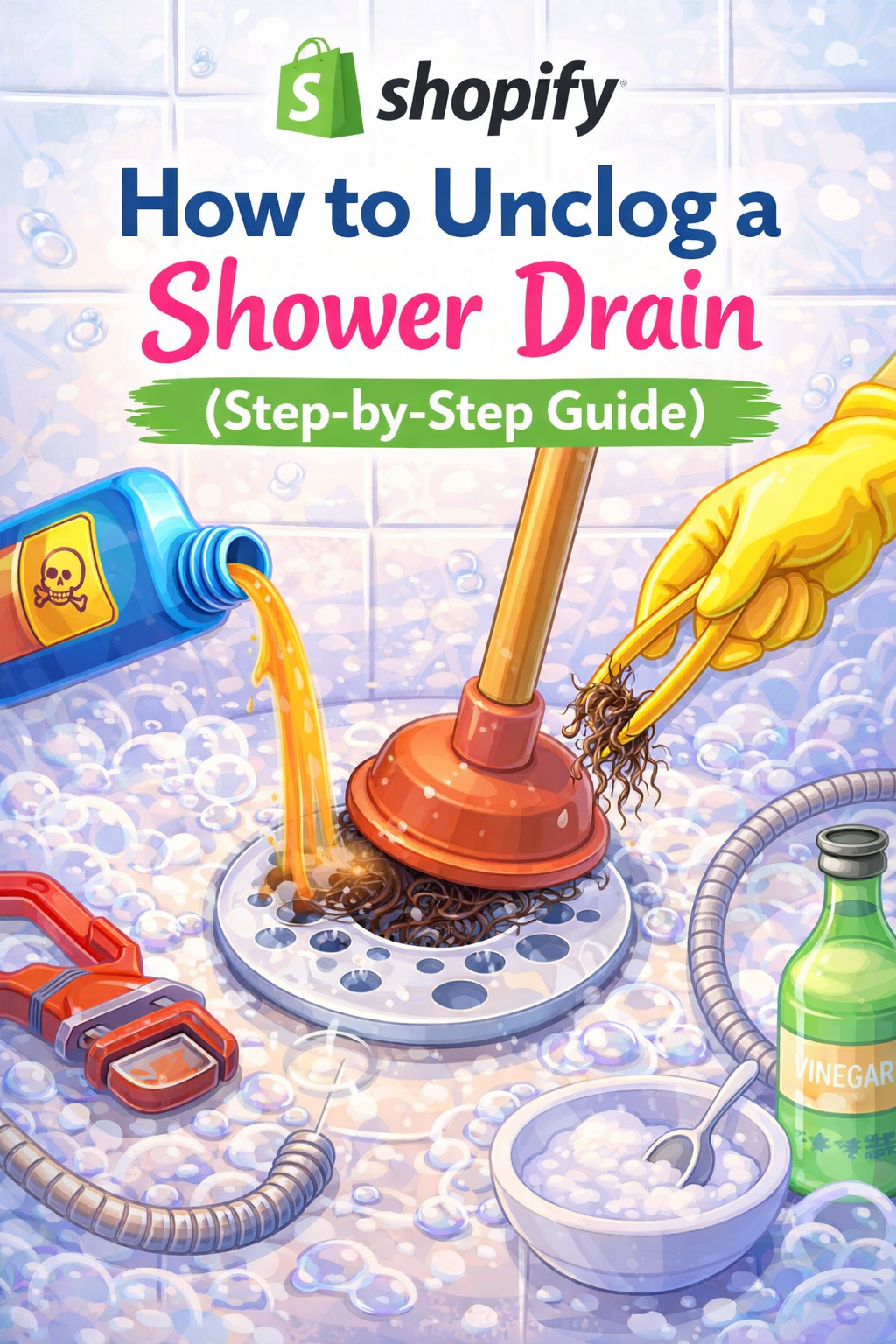 How to Unclog a Shower Drain (Step-by-Step Guide)